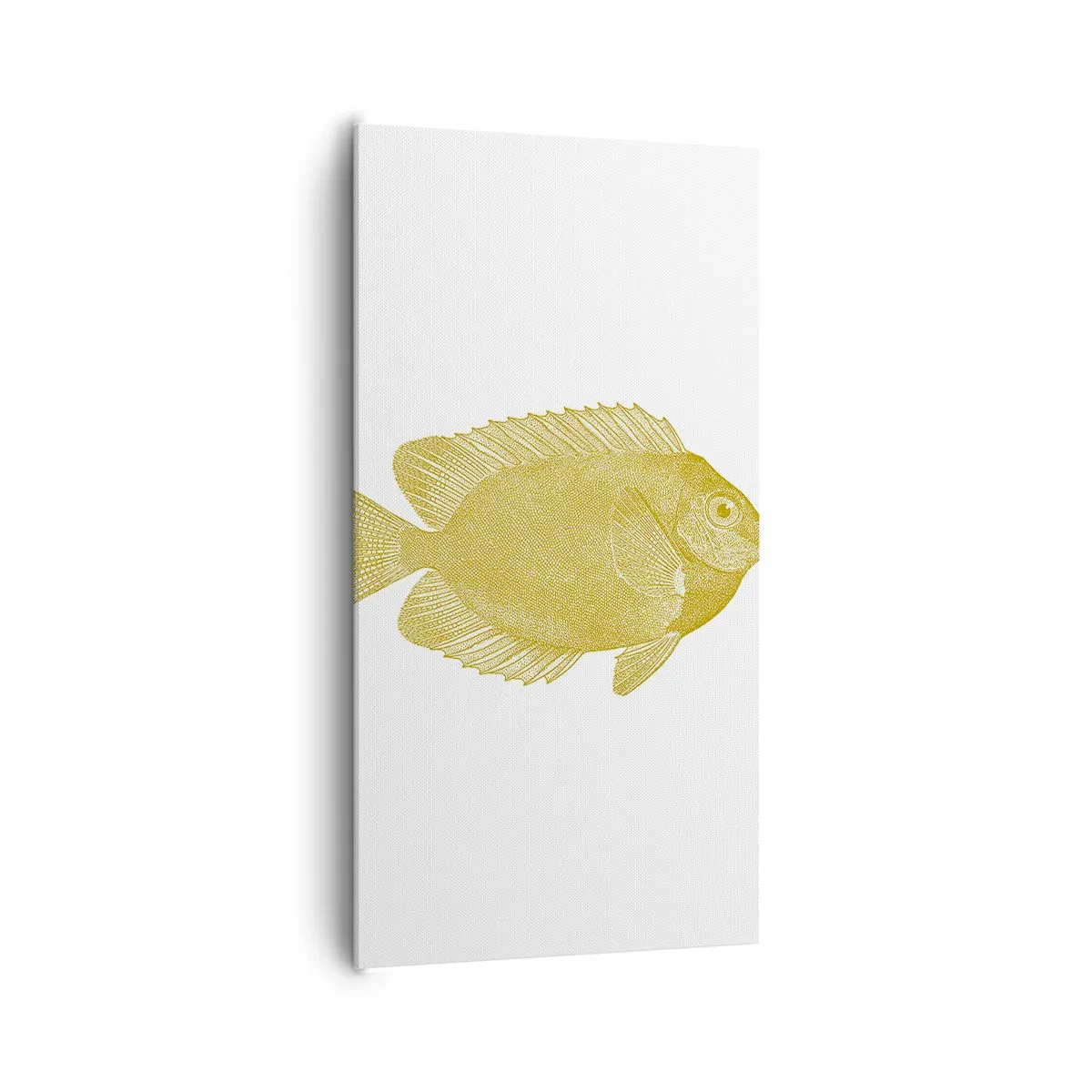 Bild auf Leinwand - Leinwandbild - Fisch und das war’s - 65x120 cm