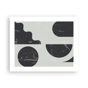 Poster - Komposition oben und unten - 50x40 cm