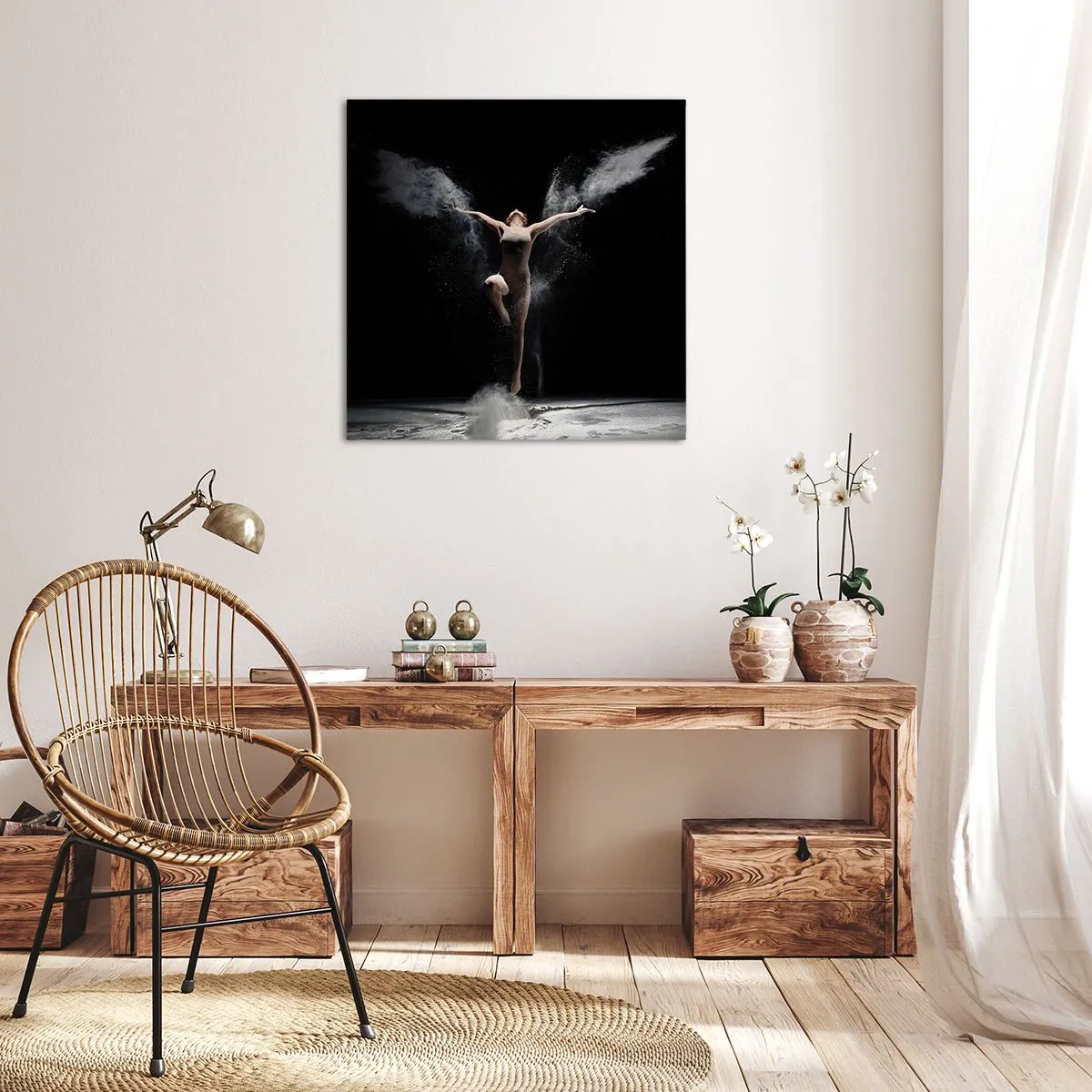 Bild auf Leinwand - Leinwandbild - Elfen existieren - 30x30 cm