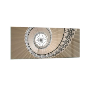 Glasbild - Bild auf glas - Im Inneren der Muschel - 100x40 cm