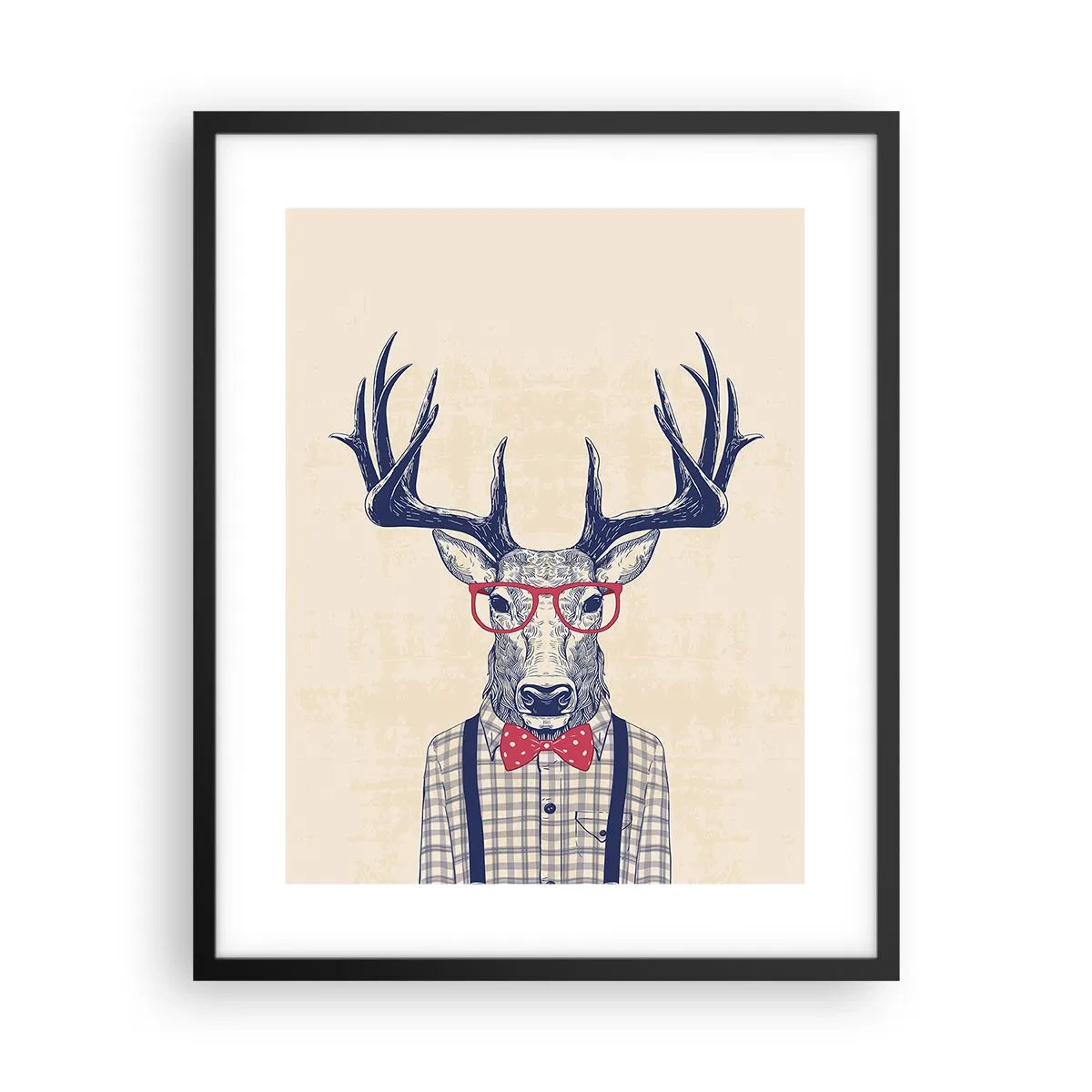 Poster in einem schwarzem Rahmen - Eine lustige Extravaganz - 40x50 cm