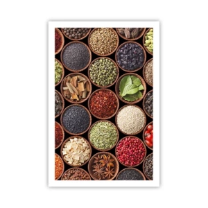 Poster - Alle Aromen der Welt - 61x91 cm