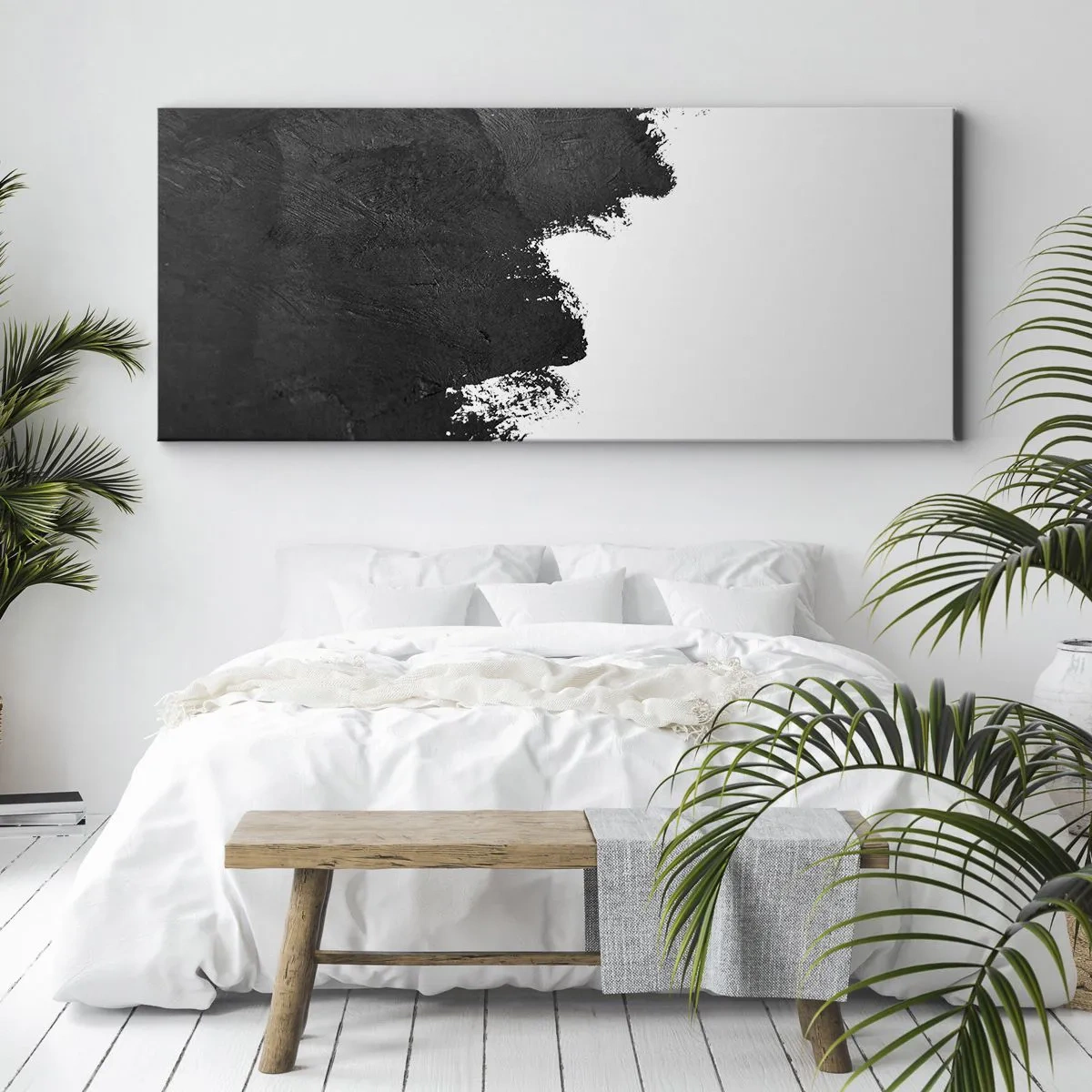 Bild auf Leinwand - Leinwandbild - Elemente: Erde - 100x40 cm