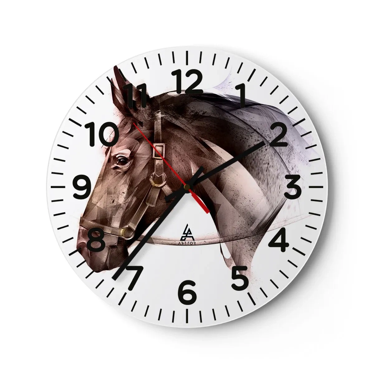 Wanduhr - Glasuhr - Was für eine Gnade - 30x30 cm