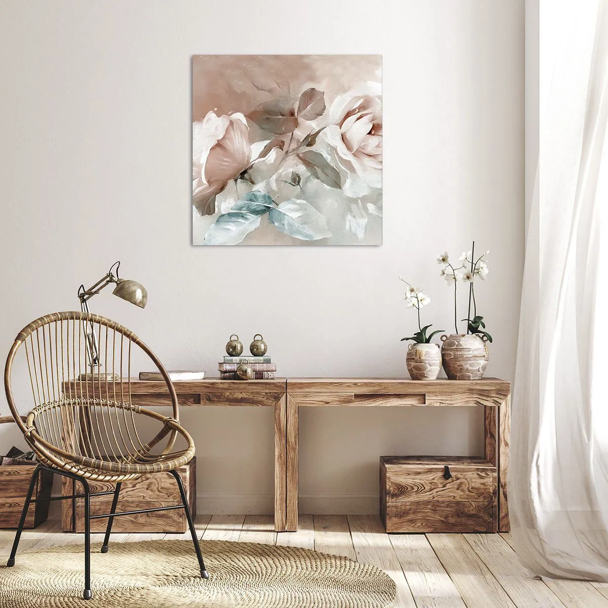 Bild auf Leinwand - Leinwandbild - Geist der Romantik - 30x30 cm