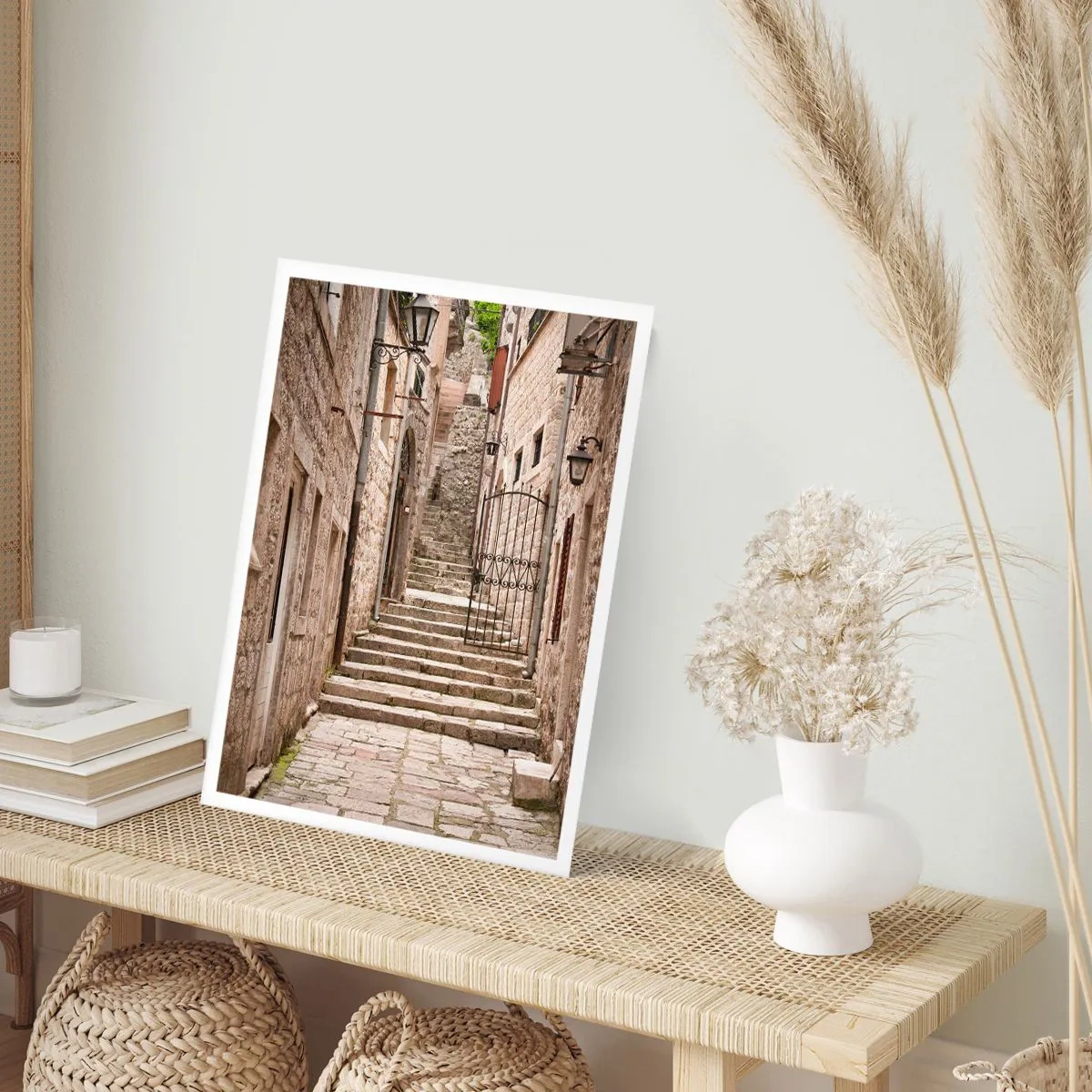 Poster - Eine magische alte Gasse - 61x91 cm