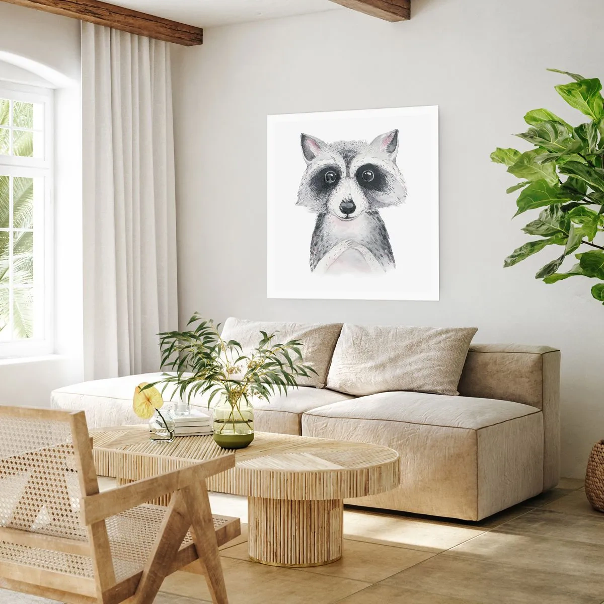 Poster - Ein Moment zum Bewegen - 50x50 cm