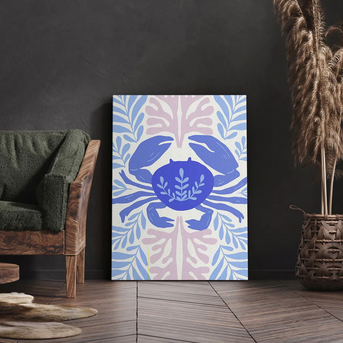 Bild auf Leinwand - Leinwandbild - Wie eine Meeresblume - 70x100 cm