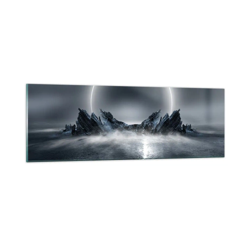 Glasbild - Bild auf glas - Ende der Geschichte - 90x30 cm