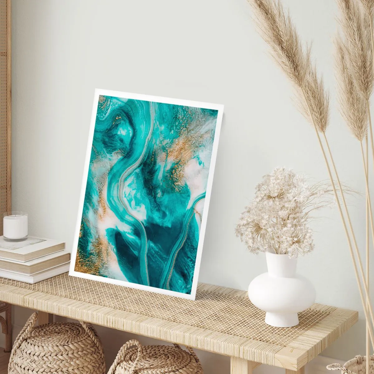 Poster - Der Fluss aus Gold - 40x50 cm