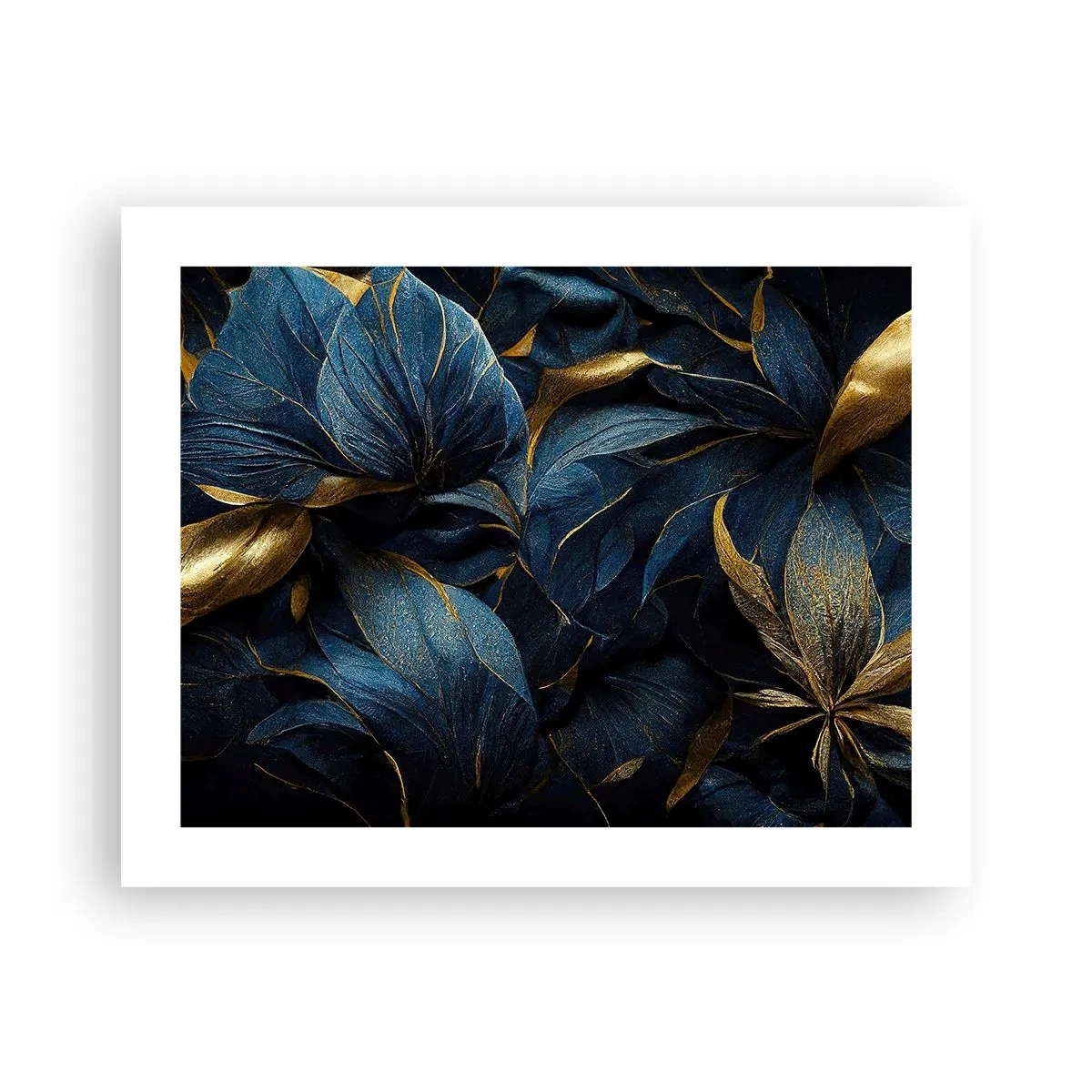 Poster - Mit Gold gefüttert - 50x40 cm