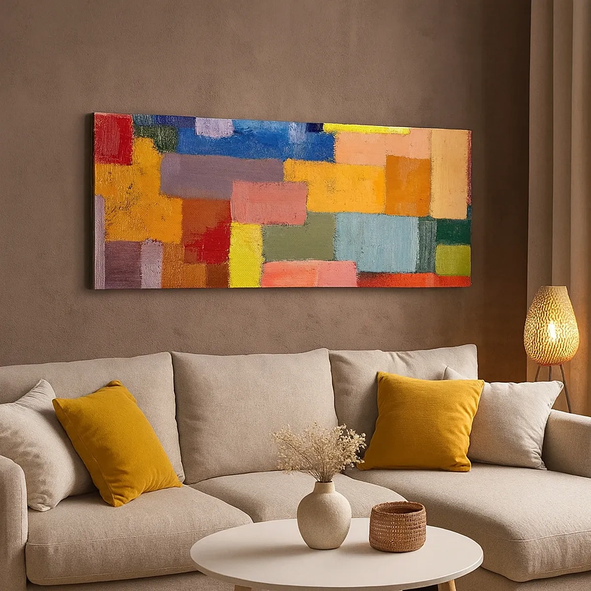 Bild auf Leinwand - Leinwandbild - Jeder ist anders, alle bunt - 30x30 cm