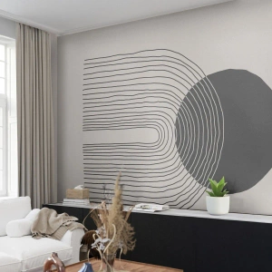 Maßgeschneiderte Fototapete Premium Canvas - Zittern und Vertrauen - Abstraktion, Stück, Minimalismus
