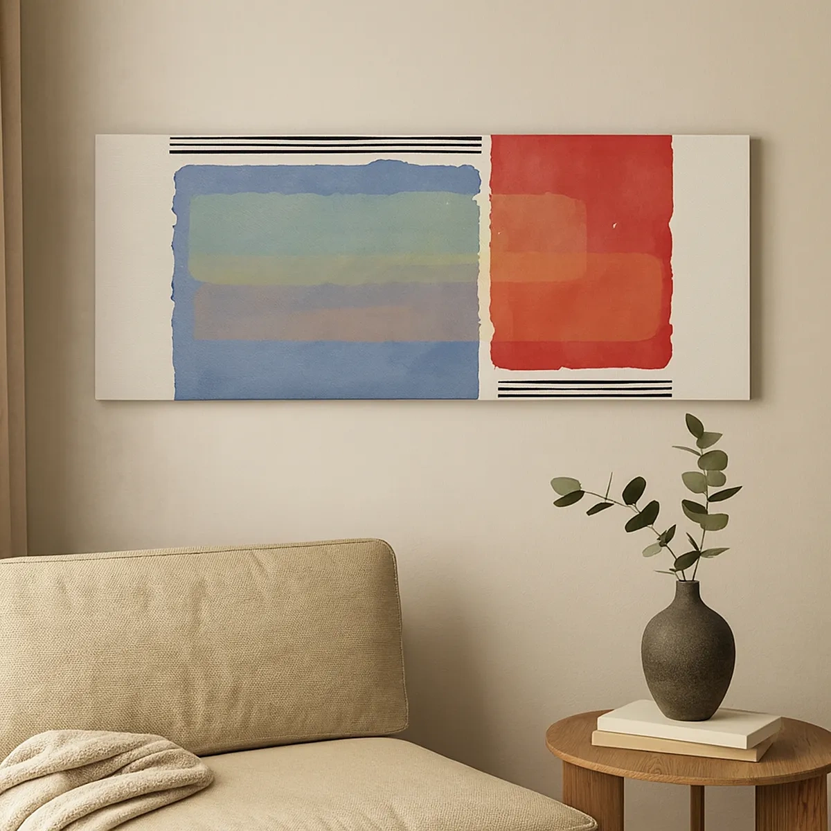 Bild auf Leinwand - Leinwandbild - Der Geist und der Buchstabe der Geometrie - 30x30 cm