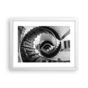 Poster in einem weißen Rahmen - Höher und höher - 40x30 cm