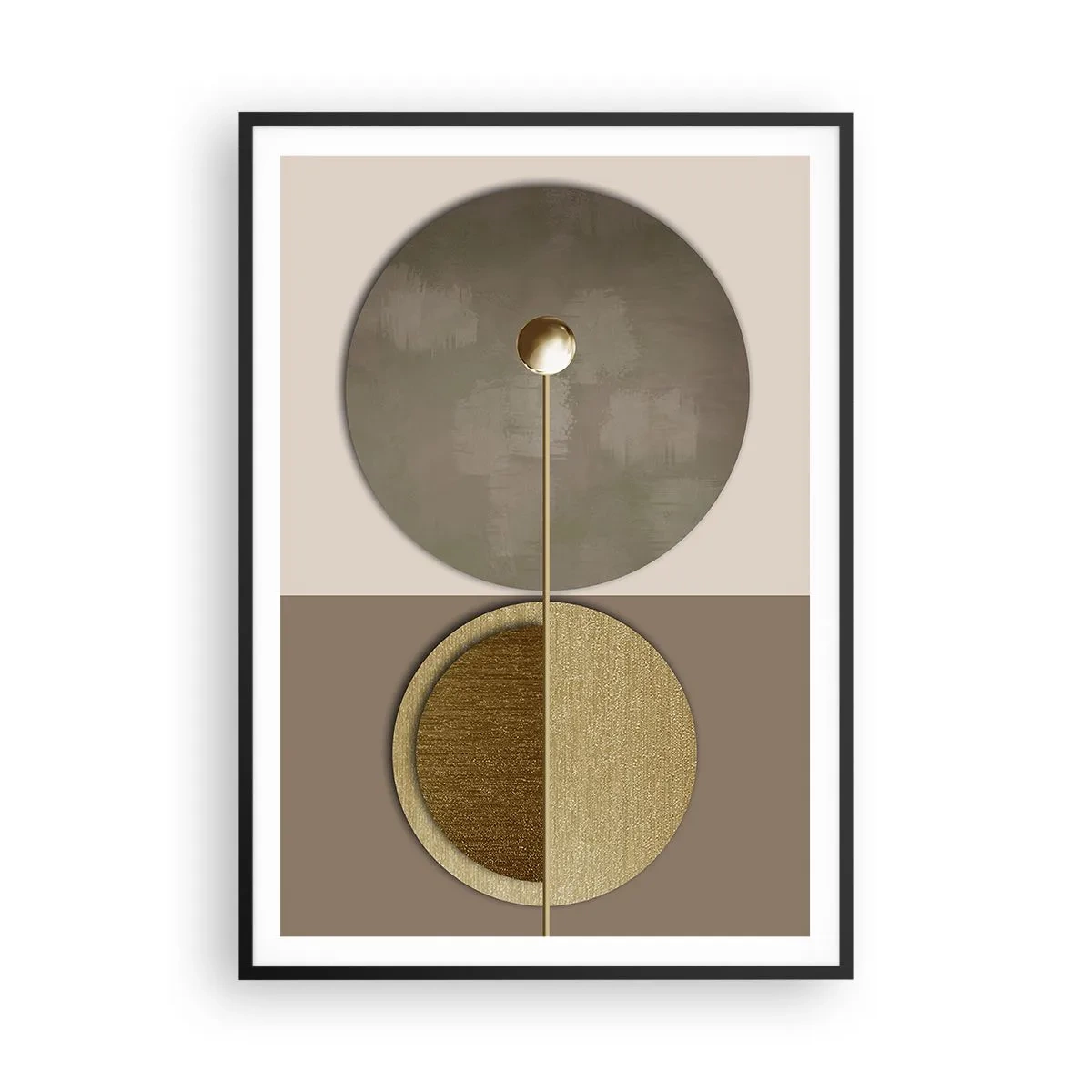 Poster in einem schwarzem Rahmen - Perfekte Balance - 70x100 cm