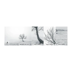 Fototapeten Muster Selbstklebend Deluxe Sticker - Gegen das Nichts - Landschaft, Baum, Natur - 100x30 cm