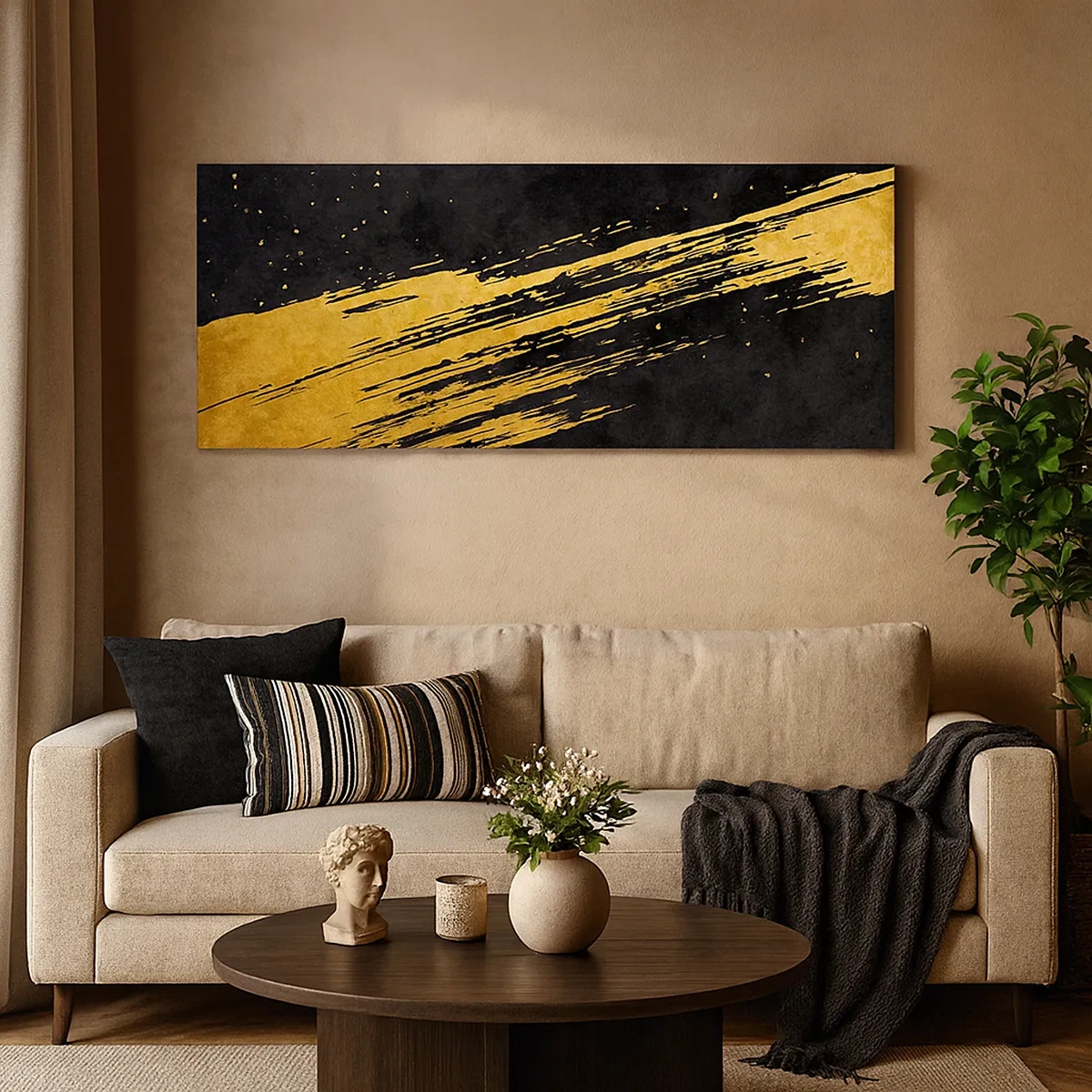 Bild auf Leinwand - Leinwandbild - Sprung in den Hyperraum - 30x30 cm