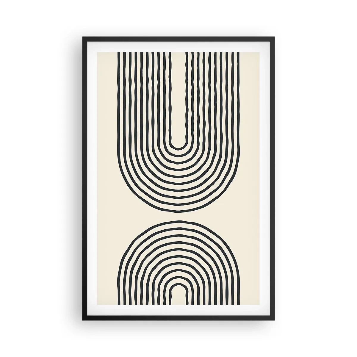 Poster in einem schwarzem Rahmen - In einem Moment ... - 61x91 cm