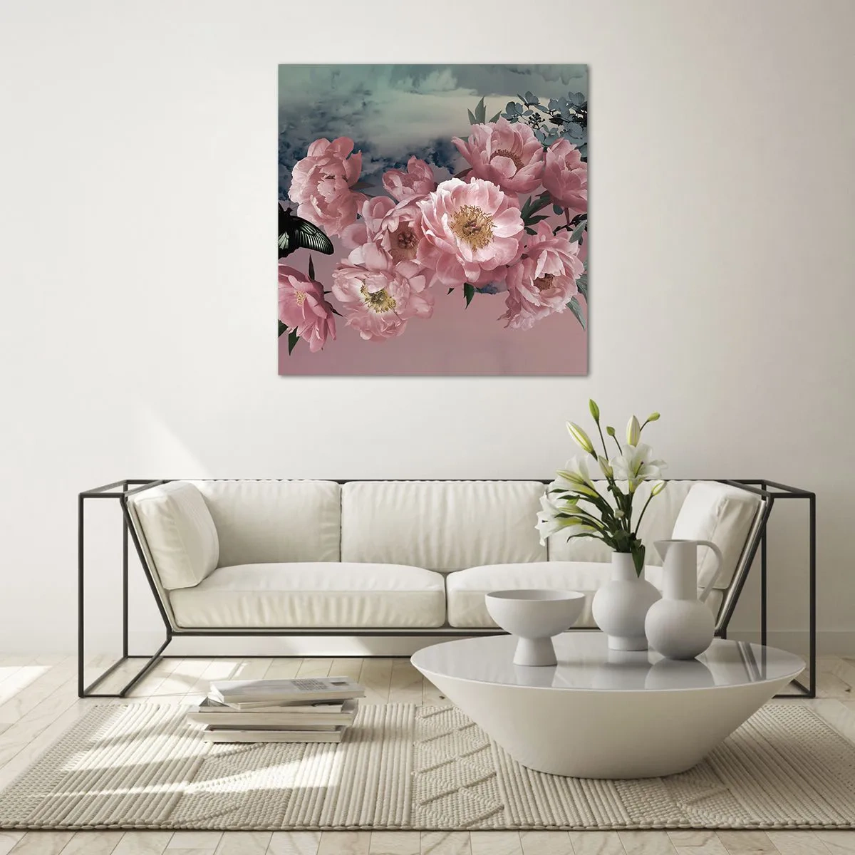 Glasbild - Bild auf glas - Der Höhepunkt der Romantik - 70x70 cm