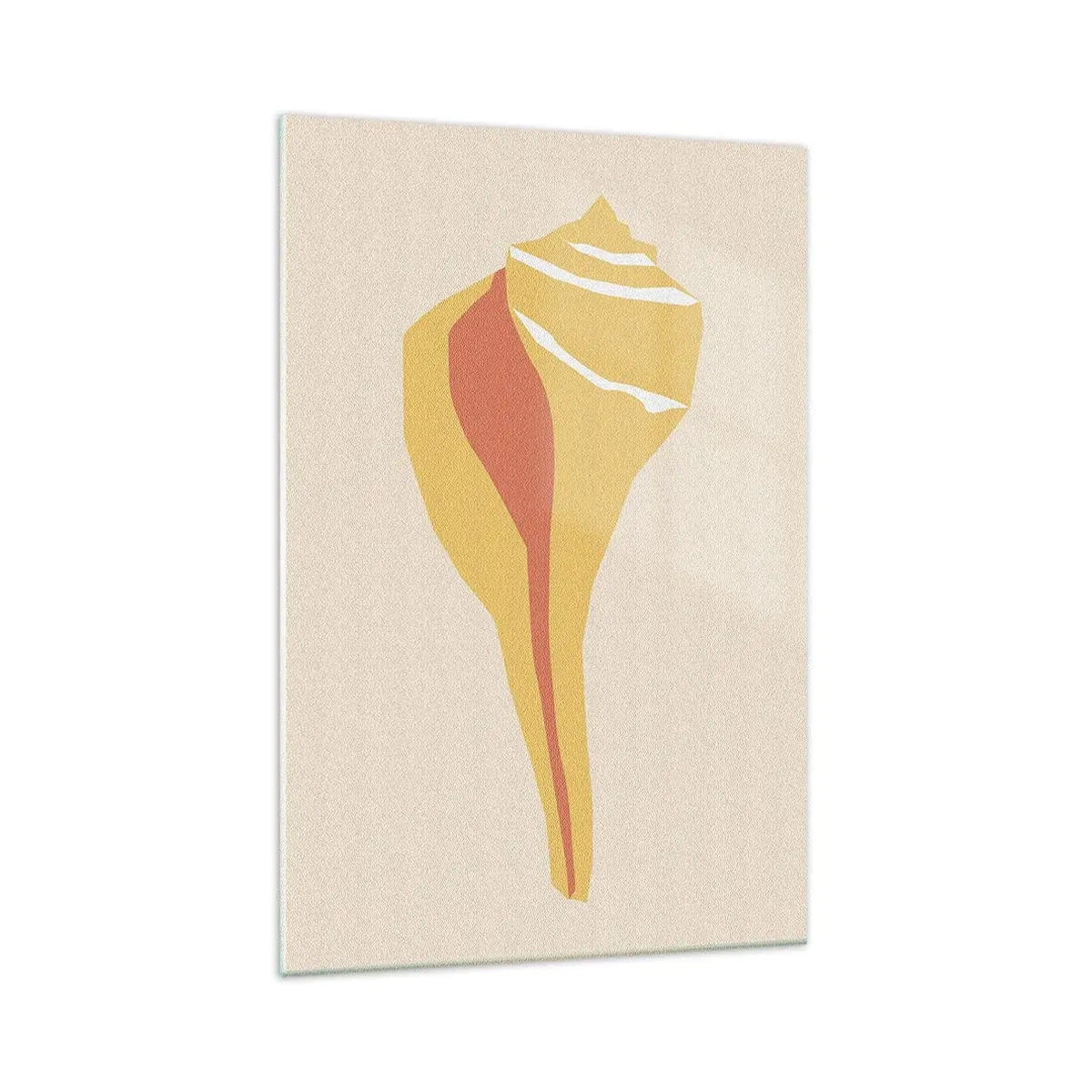 Glasbild - Bild auf glas - Organische Abstraktion – Wachstum - 70x100 cm