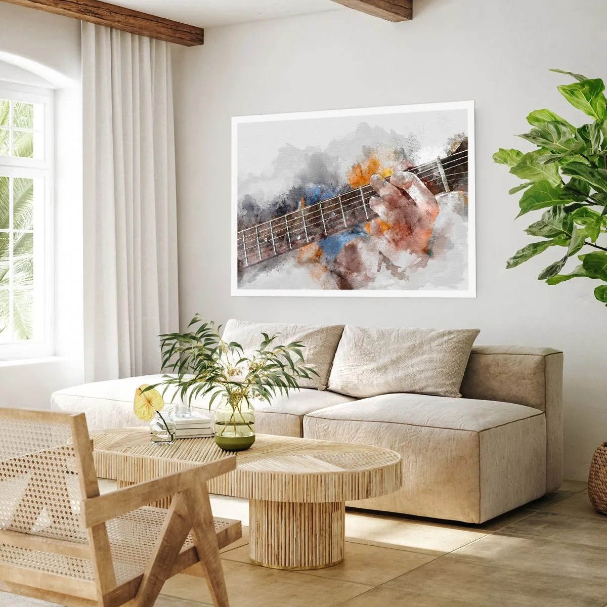 Poster - Poesie zwischen den Saiten - 70x50 cm