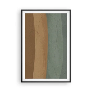 Poster in einem schwarzem Rahmen - Horizontale Komposition - 61x91 cm