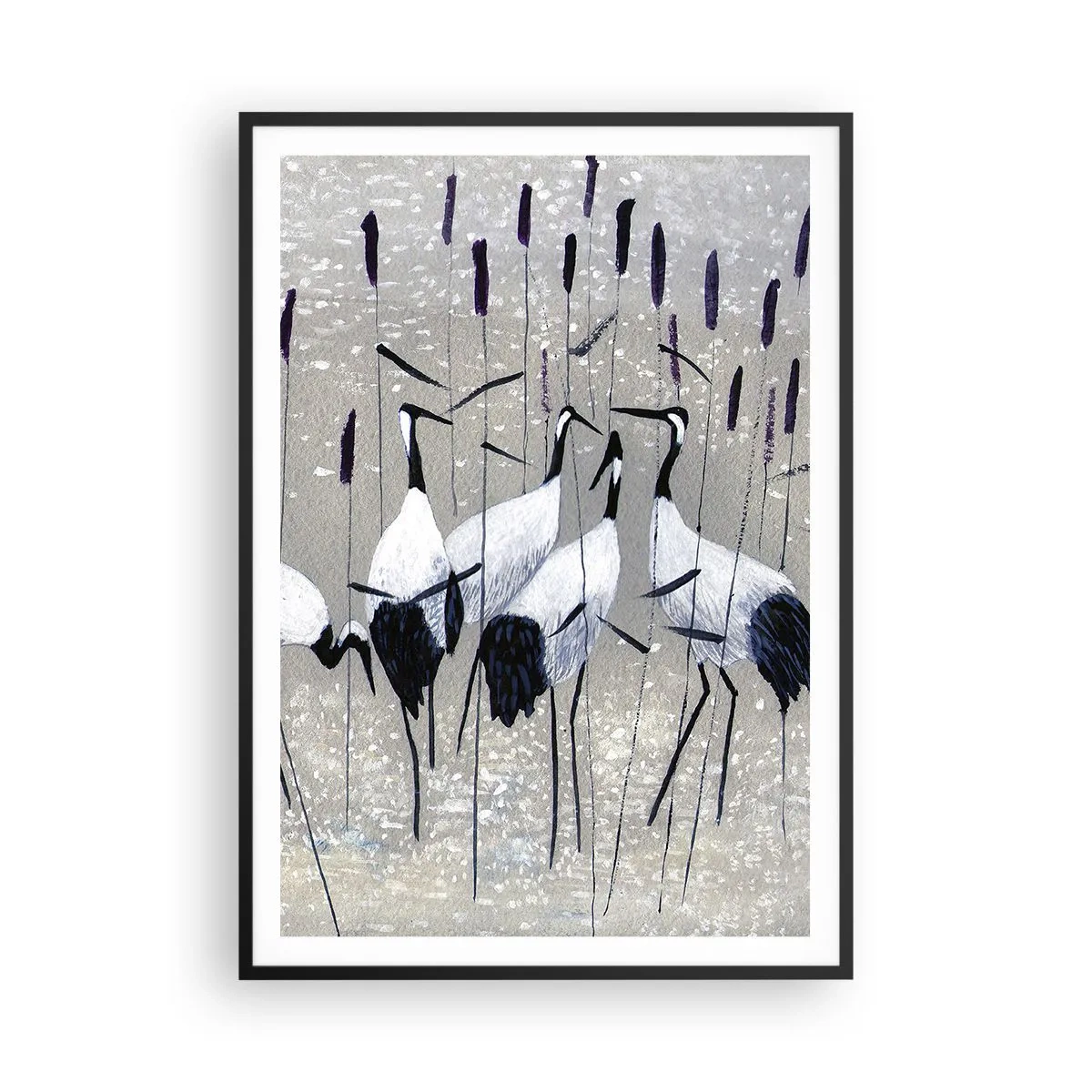 Poster in einem schwarzem Rahmen - Unter ihren eigenen - 70x100 cm