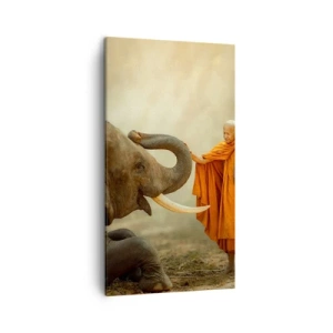Bild auf Leinwand - Leinwandbild - Treffen unterwegs - 45x80 cm