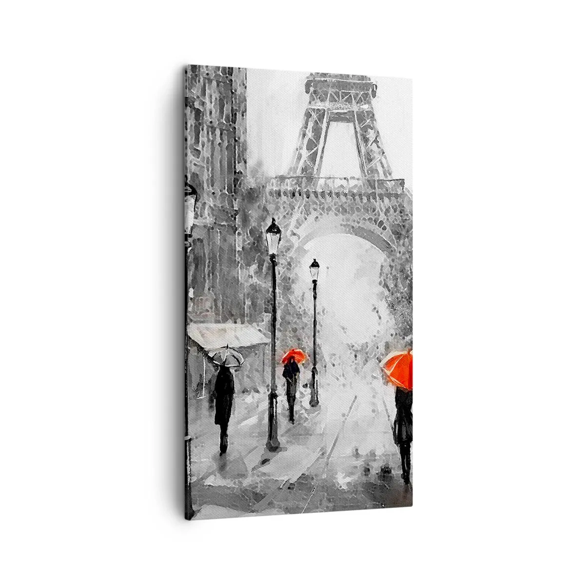 Bild auf Leinwand - Leinwandbild - Alle Wege führen zu ihr - 45x80 cm