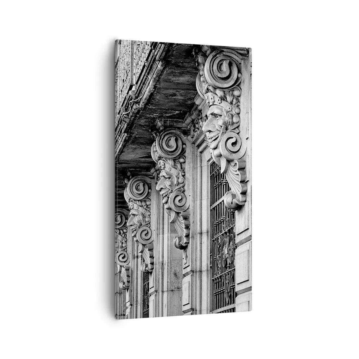 Bild auf Leinwand - Leinwandbild - Erstaunliches Barcelona - 55x100 cm