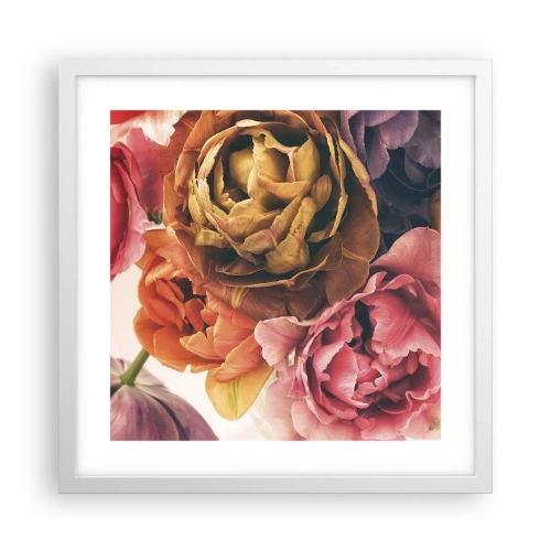 Poster in einem weißen Rahmen - Eine Feier des Lebens - 40x40 cm