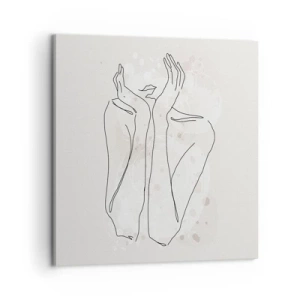 Bild auf Leinwand - Leinwandbild - Ein träumerischer Moment - 60x60 cm