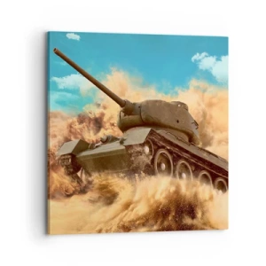 Bild auf Leinwand - Leinwandbild - Nicht zu besiegen - 70x70 cm