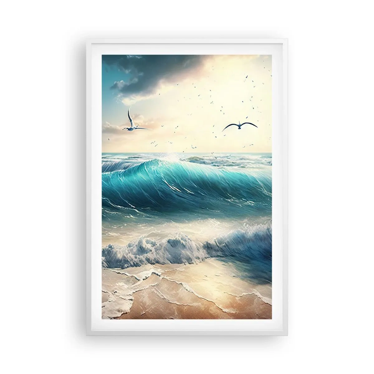 Poster in einem weißen Rahmen - Es summt nur für dich - 61x91 cm