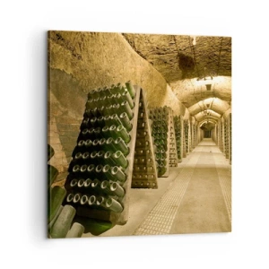 Bild auf Leinwand - Leinwandbild - Die Geburt des Geschmacks - 60x60 cm