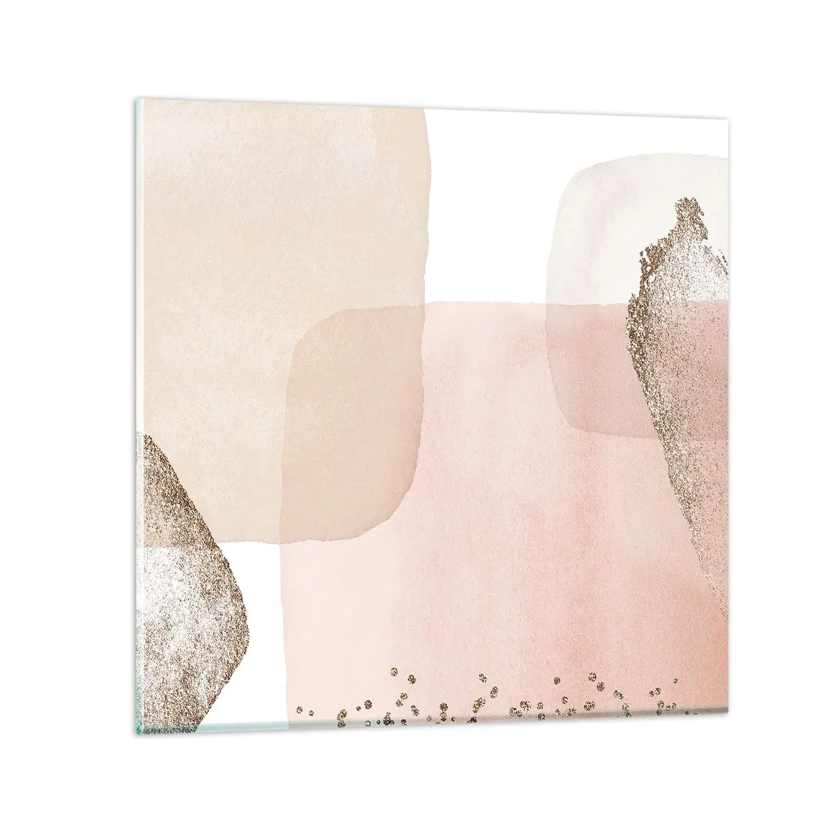 Glasbild - Bild auf glas - Ein Blick durch die Farbe - 60x60 cm
