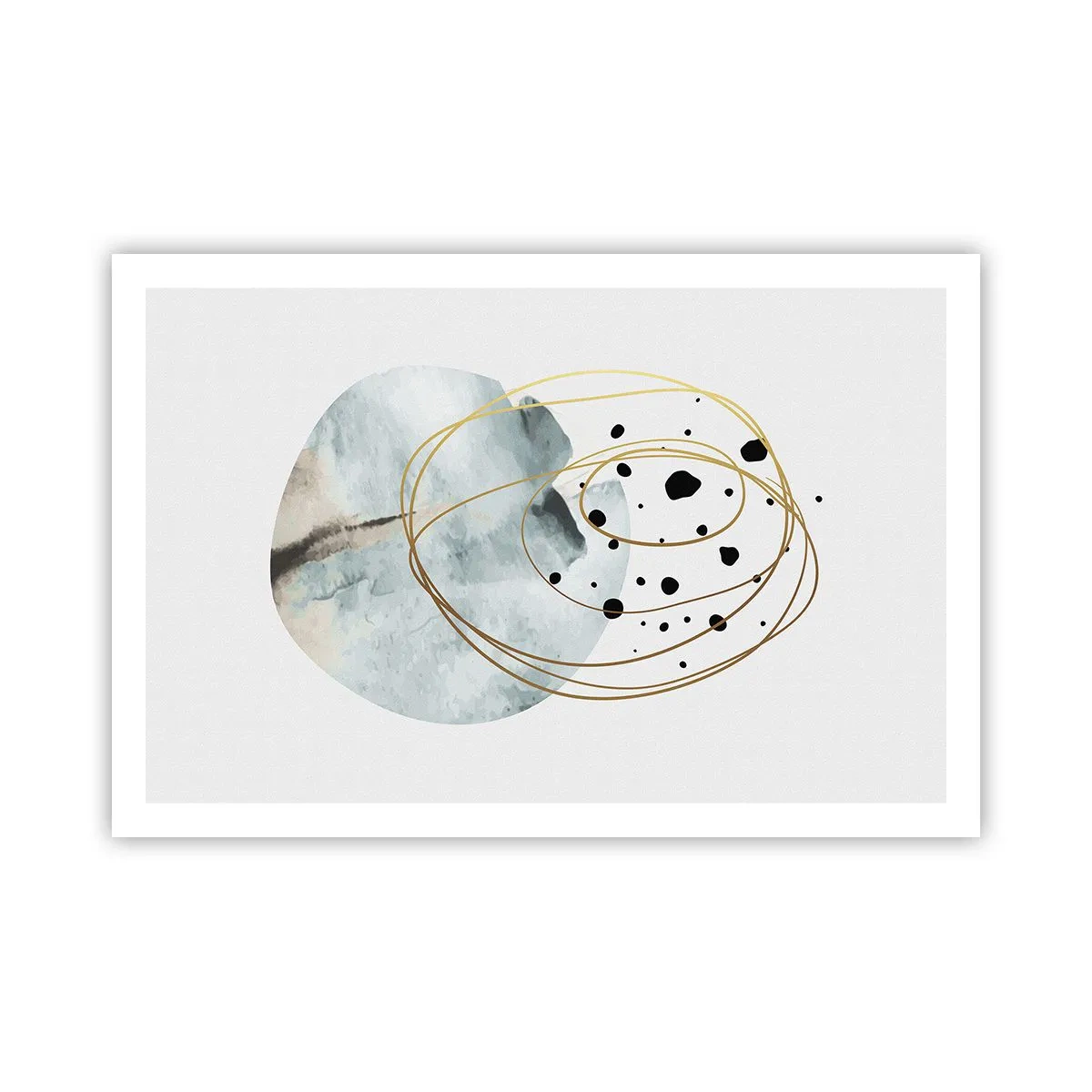 Poster - Vom Weltraum umarmt - 91x61 cm