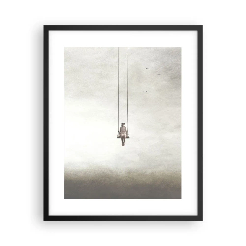 Poster in einem schwarzem Rahmen - Ein Kind in uns - 40x50 cm