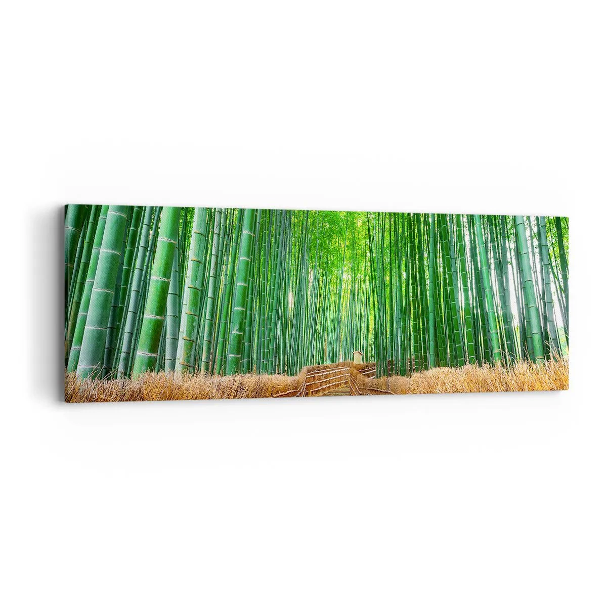 Bild auf Leinwand - Leinwandbild - Die Essenz der asiatischen Natur - 90x30 cm
