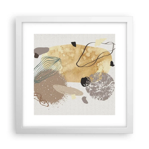 Poster in einem weißen Rahmen - Angewandte Plumkologie - 30x30 cm