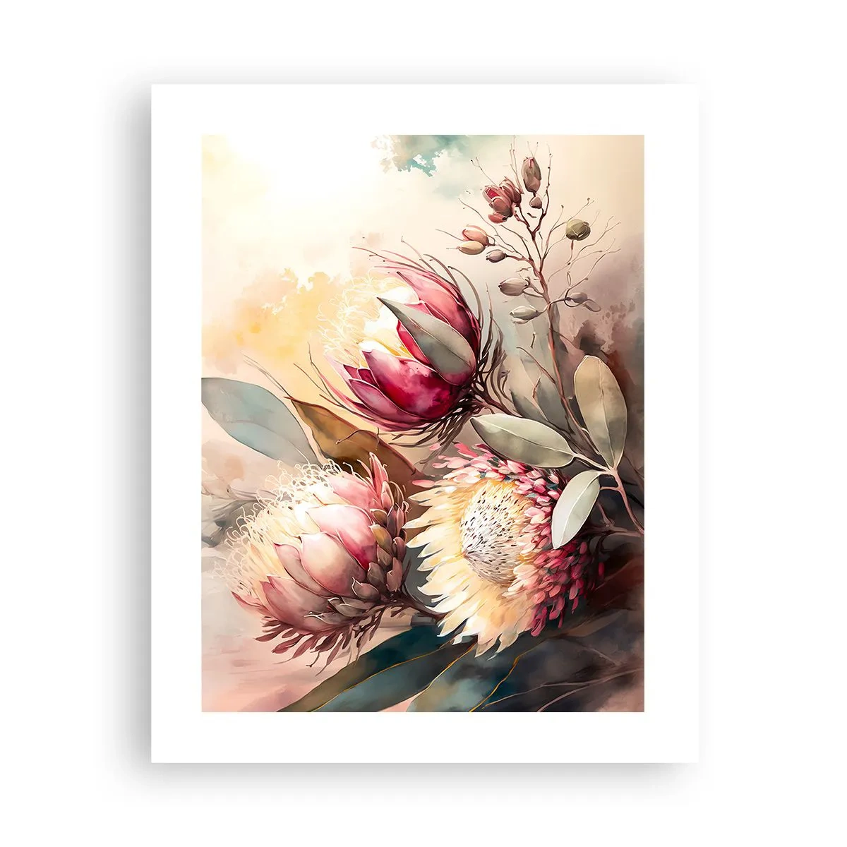 Poster - Im Profil und en face - 40x50 cm