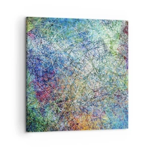 Bild auf Leinwand - Leinwandbild - Es ist nicht so einfach - 50x50 cm