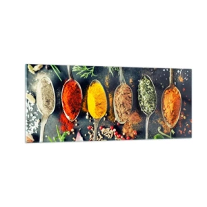 Glasbild - Bild auf glas - Kulinarische Magie - 100x40 cm