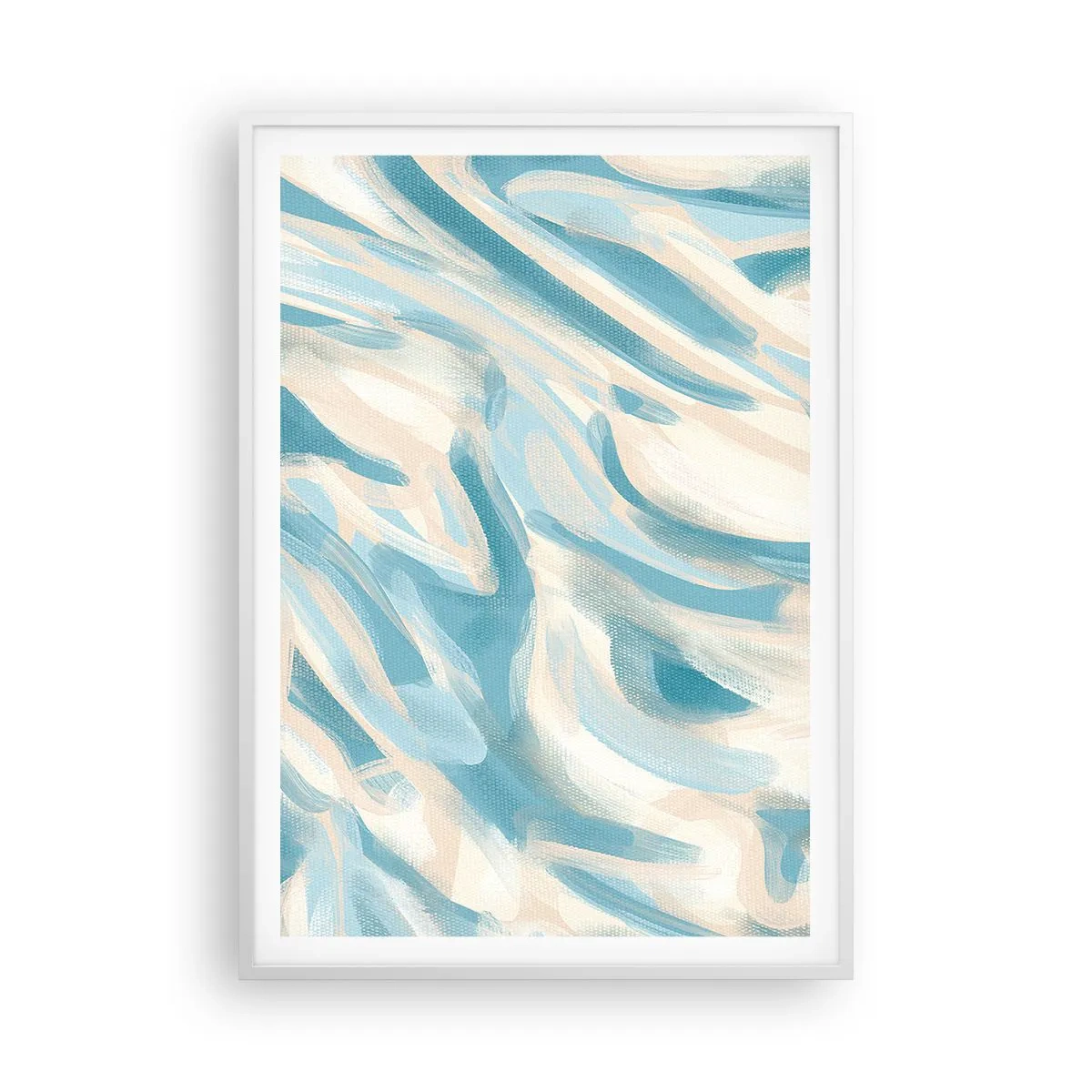 Poster in einem weißen Rahmen - Frühlingsbrisen - 70x100 cm