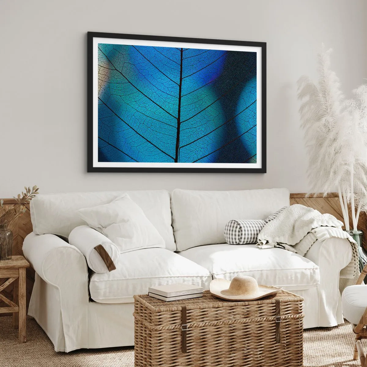 Poster in einem schwarzem Rahmen - Komplizierte Konstruktion - 50x40 cm