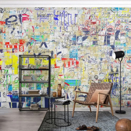 Fototapete Standard Eco - Es freut einfach die Augen - Graffiti, Wandgemälde, Jugend - 250x175 cm