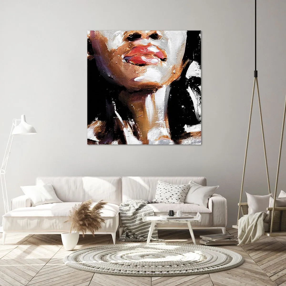 Bild auf Leinwand - Leinwandbild - Stolz ohne Vorurteile - 40x40 cm