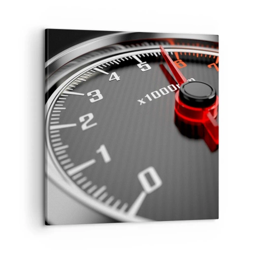 Bild auf Leinwand - Leinwandbild - Vollgas! - 60x60 cm