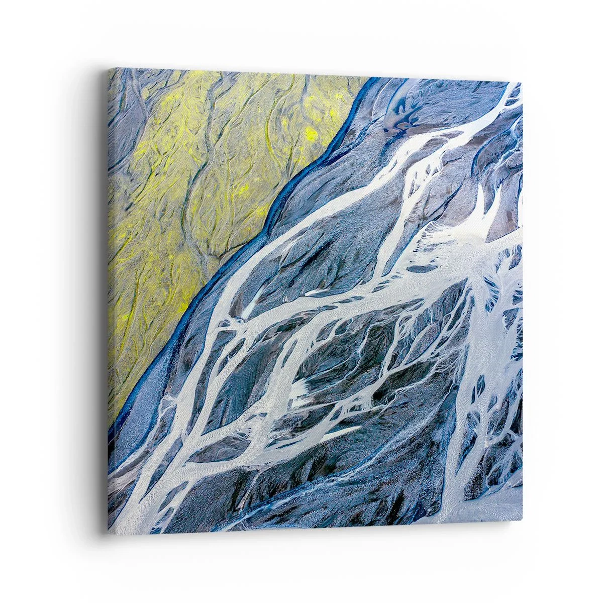 Bild auf Leinwand - Leinwandbild - Felsmalereien der Natur - 40x40 cm